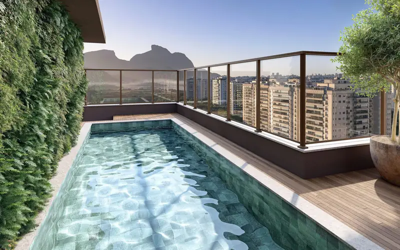 Terraço de cobertura com vista