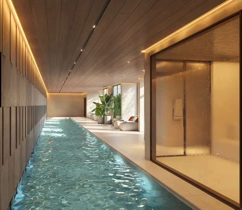 Piscina indoor aquecida